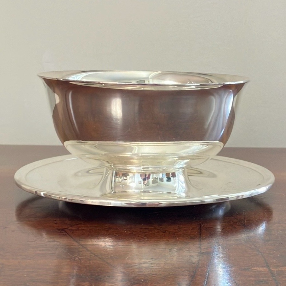 Vintage Silver-Plated Gorham Footed Bowl, YC481